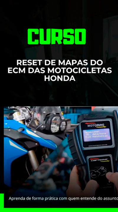 Curso Reset de Mapas do ECM das Motocicletas Honda