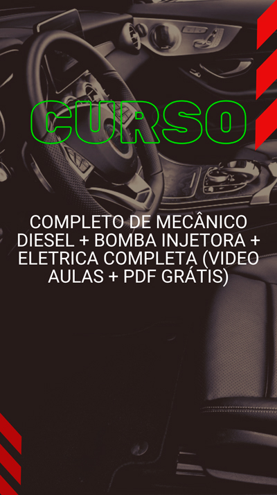 Curso Completo de Mecânico Diesel + Bomba Injetora + Elétrica Completa