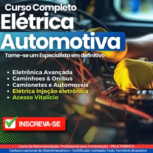 Curso Completo Elétrica Automotiva + Eletrônica em Geral