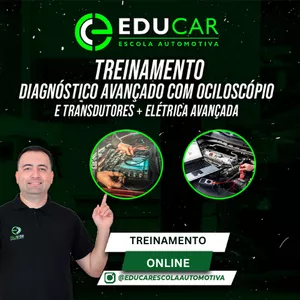 Curso de Elétrica Aplicada com Osciloscópio, Transdutores, Multímetro e Scanner